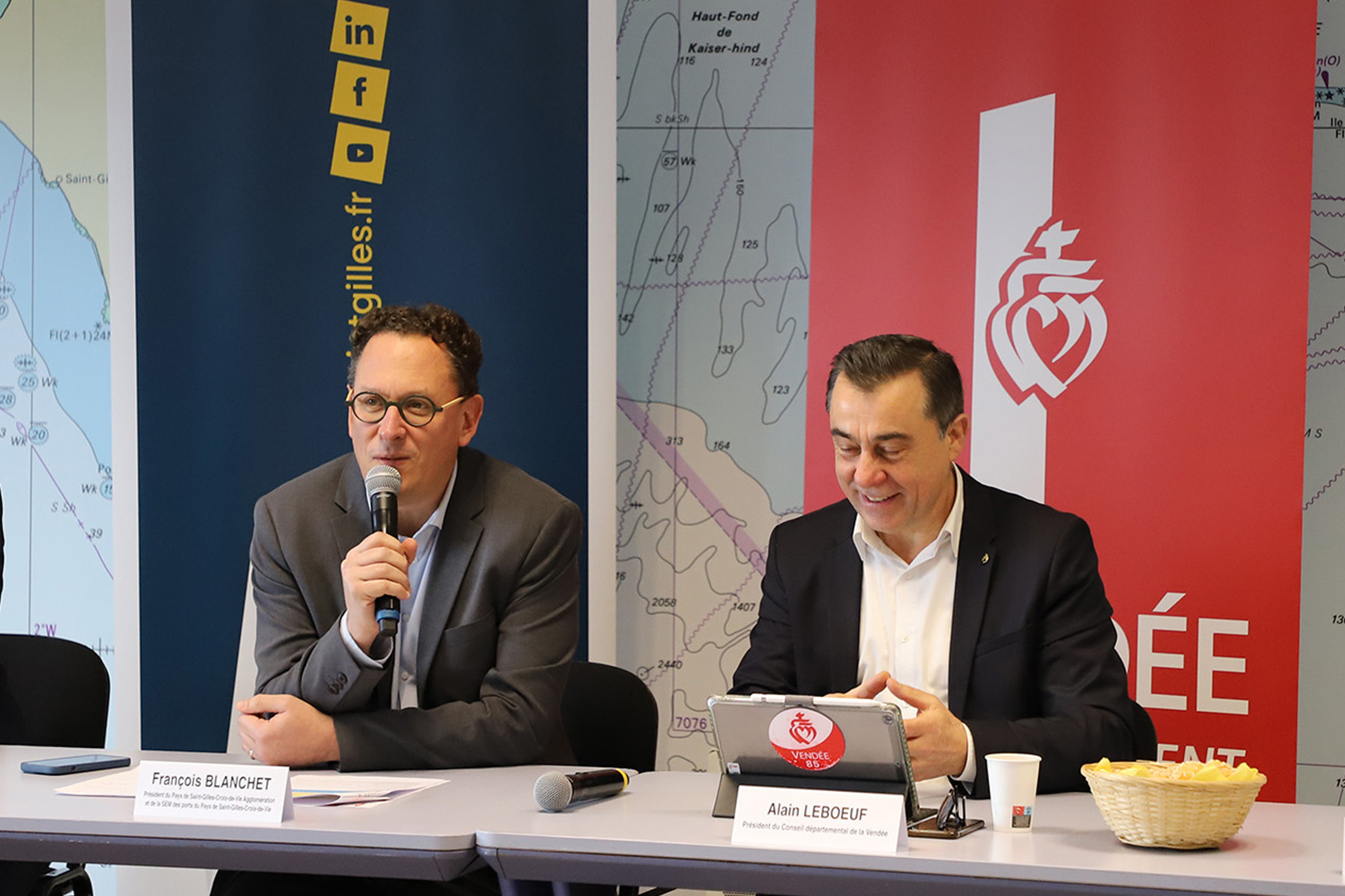 Conférence presse port de Saint Gilles Croix de Vie (2)