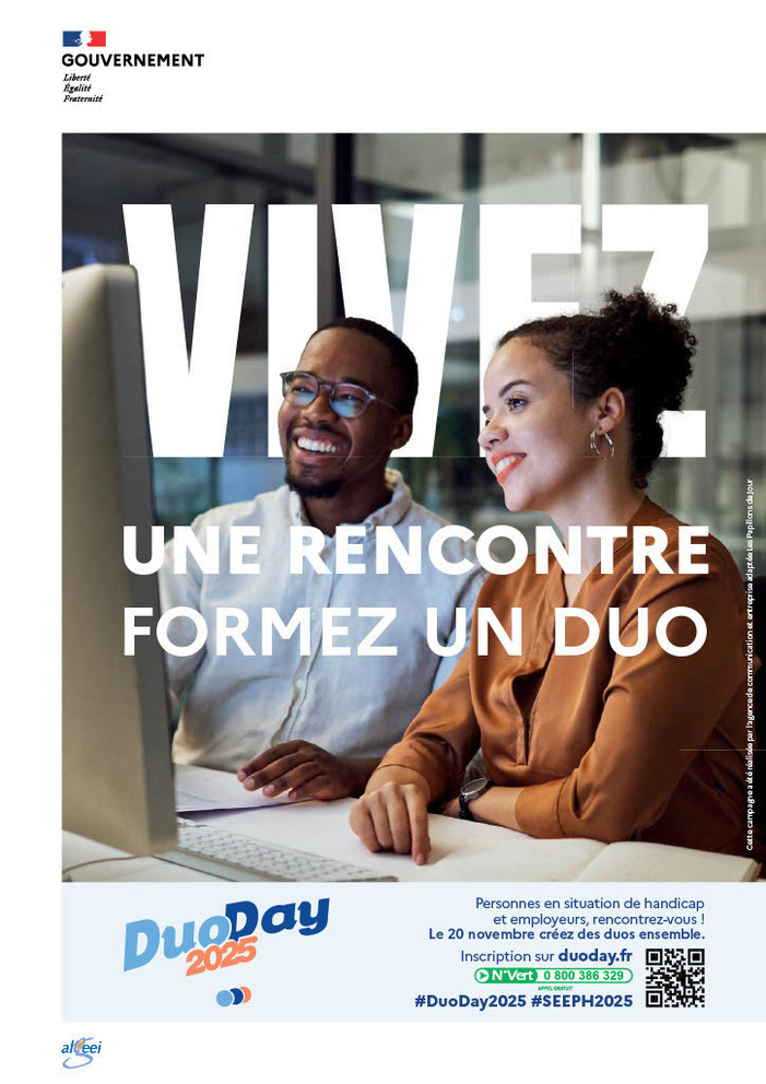 Duo Day 2025 - Affiches A4 - VIVEZ mixte