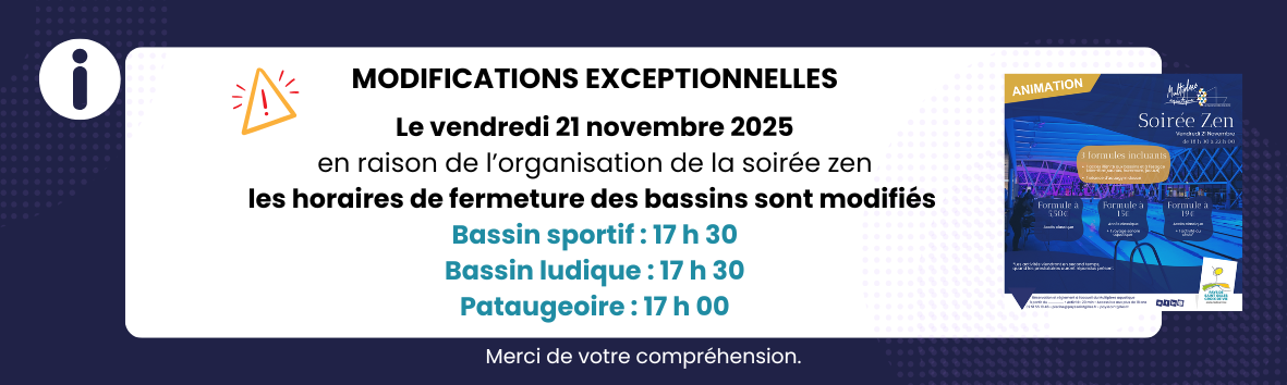 Soirée zen 21 novembre